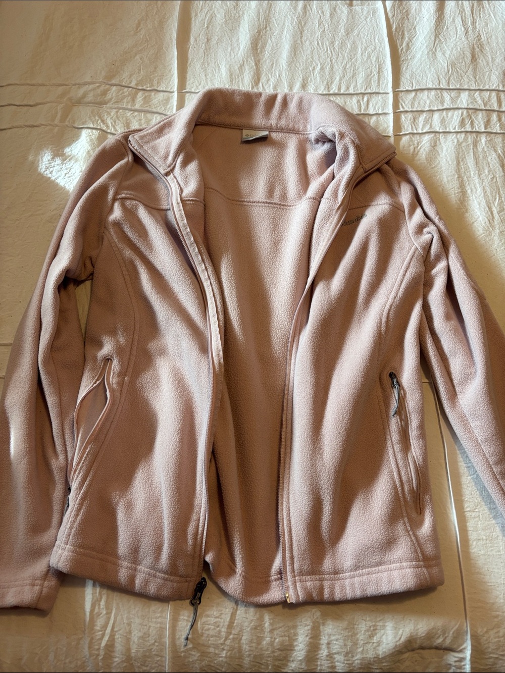 Columbia Light Pink Fleece Jacket - Women’s Utility Zip